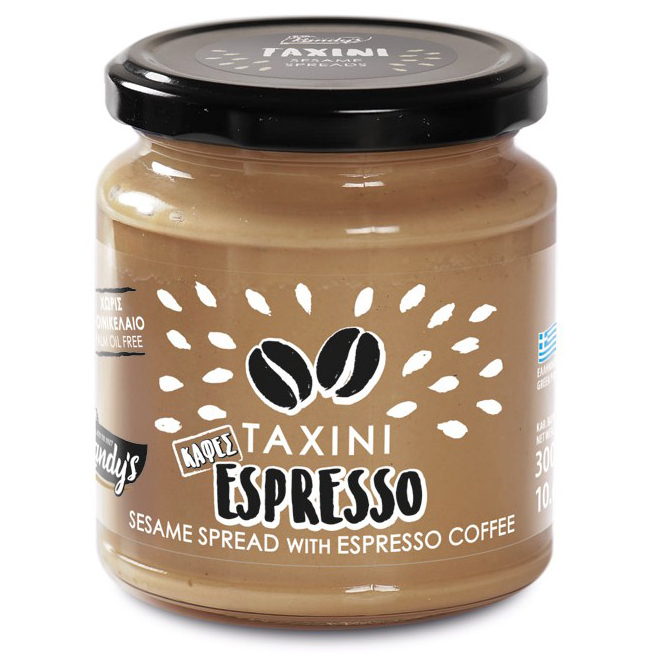 Sesampaste mit Espresso Geschmack Kandylas 300g