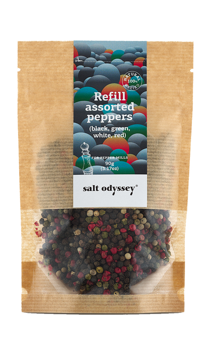 Pfeffer Mix aus 4 Sorten Salt Odyssey 90g  