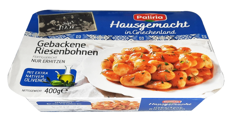 Hausgemacht Gebackene Riesenbohnen Paliria 400g 
