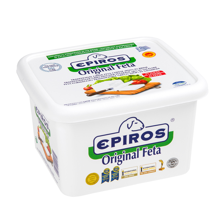 Feta Epiros 900g in Scheiben je 100g in Salzlake
