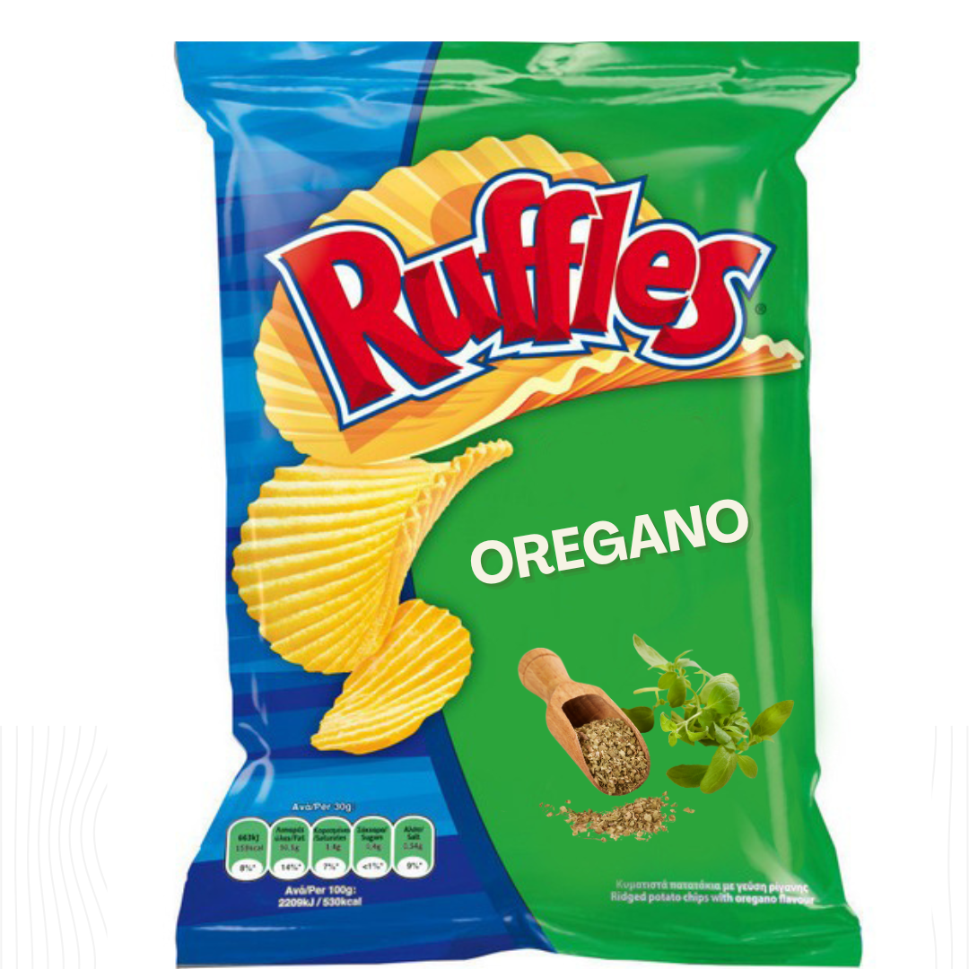 Chips Oregano Ruffles Tasty 100g
