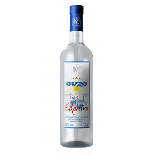 Ouzo Evritiko 38% 0.7L