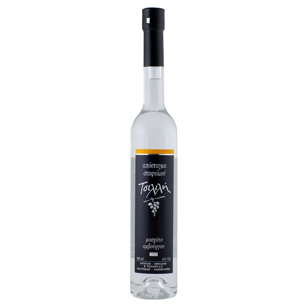Tsipouro apostagma Moshato Amvourgou 41% Tsilili 0.2L