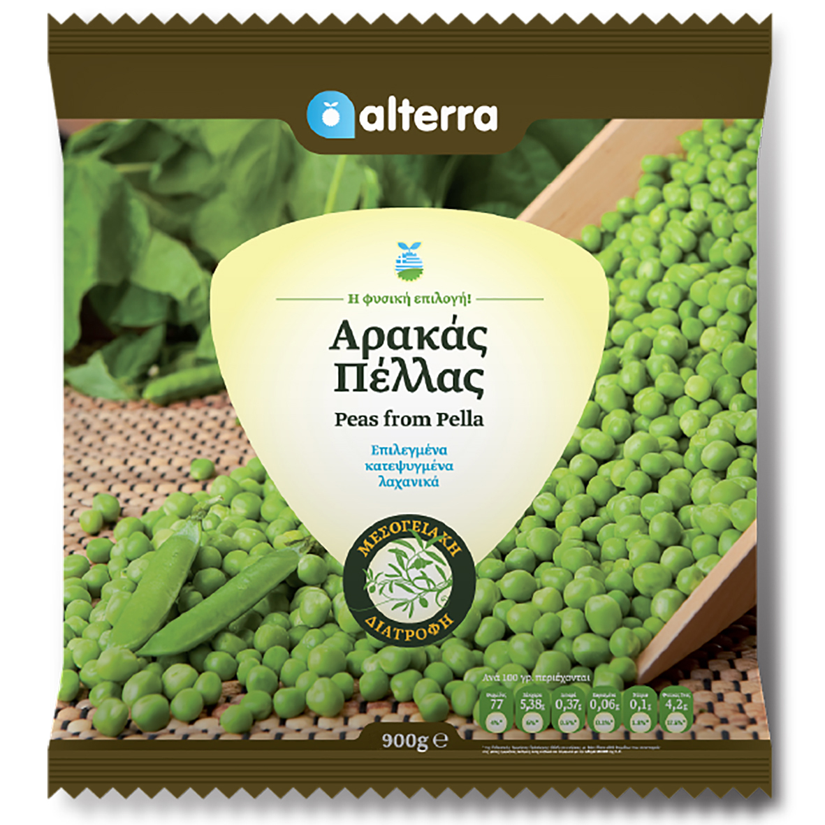 Grüne Erbsen Alterra 900g
