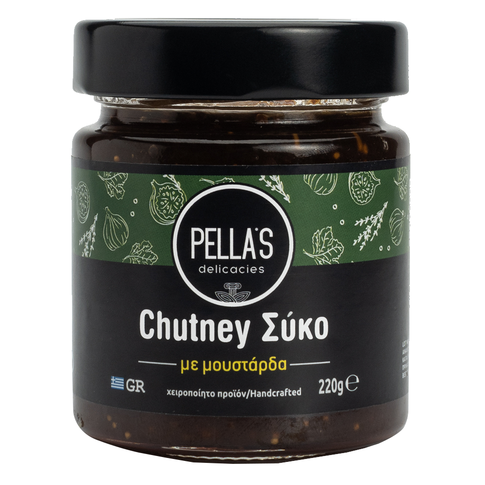 Chutney mit Feigen und Senf Pellas 225g