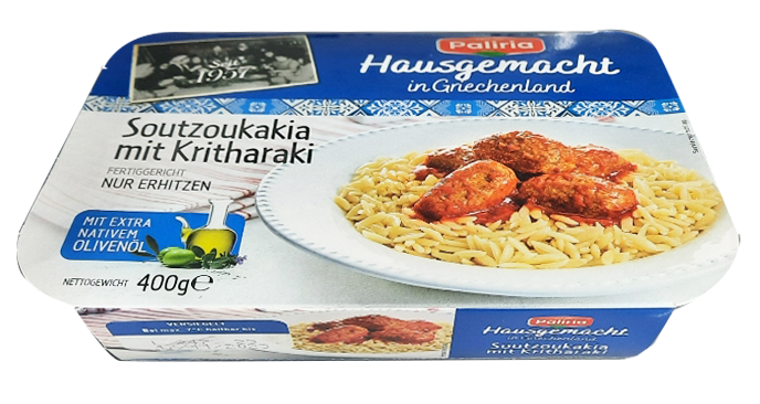 Hausgemacht Hackfleischröllchen mit Kritharaki Paliria 400g  