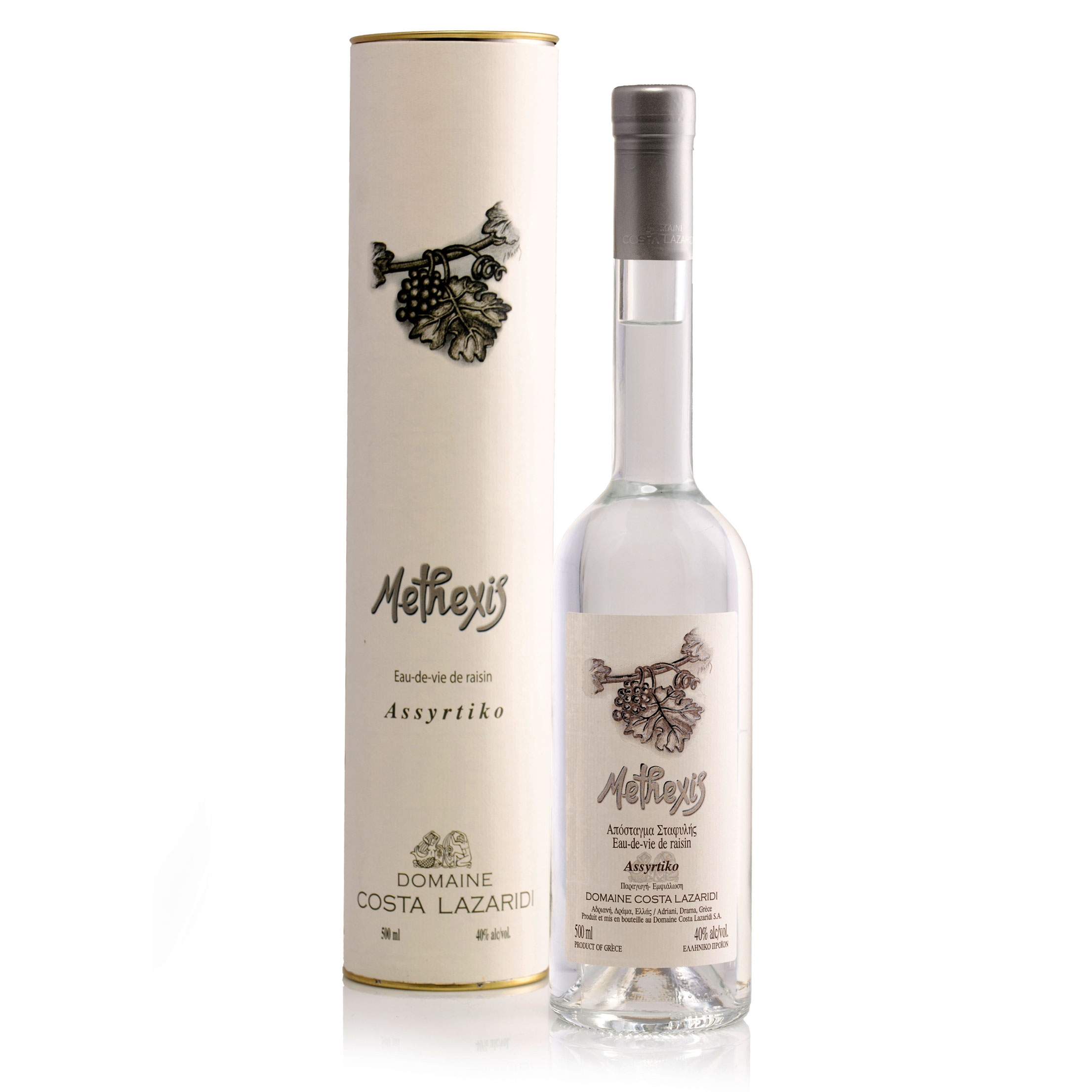 Methexis Apostagma Assyrtiko Lazaridis 40% 0.5l