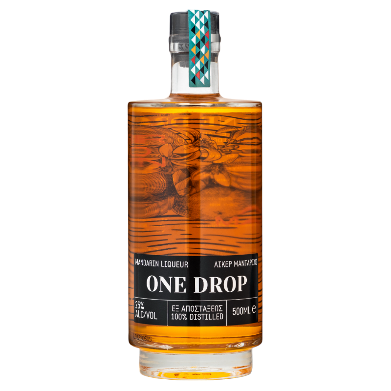 One Drop Mandarine Liqueur 25% Stoupakis 0,5L