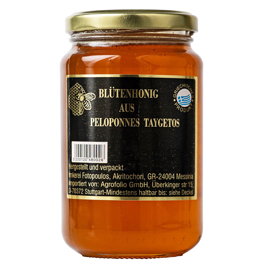 Blütenhonig aus Peloponnes Taygetos 960g 