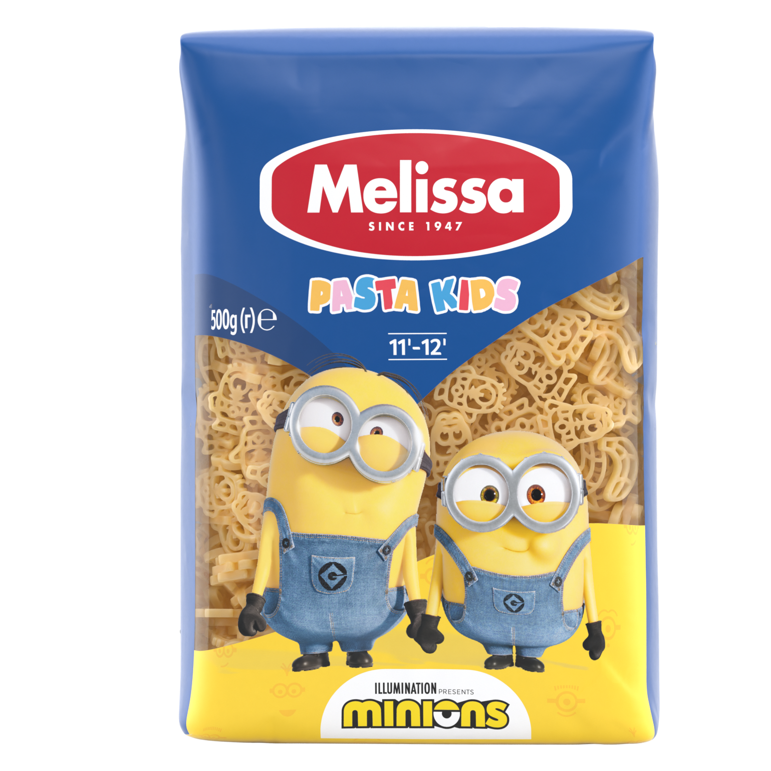Pasta Kids Minions Melissa 500g