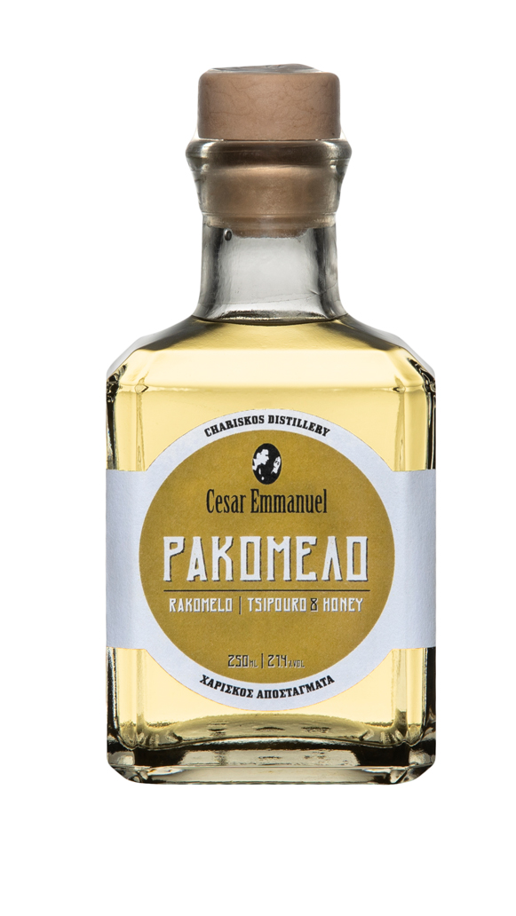 Rakomelo Tsipouro mit Honig 21,4% Chariskos Greek Spirits 0,25L