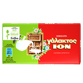 Milchschokolade Glutenfrei mit Stevia ION 60g