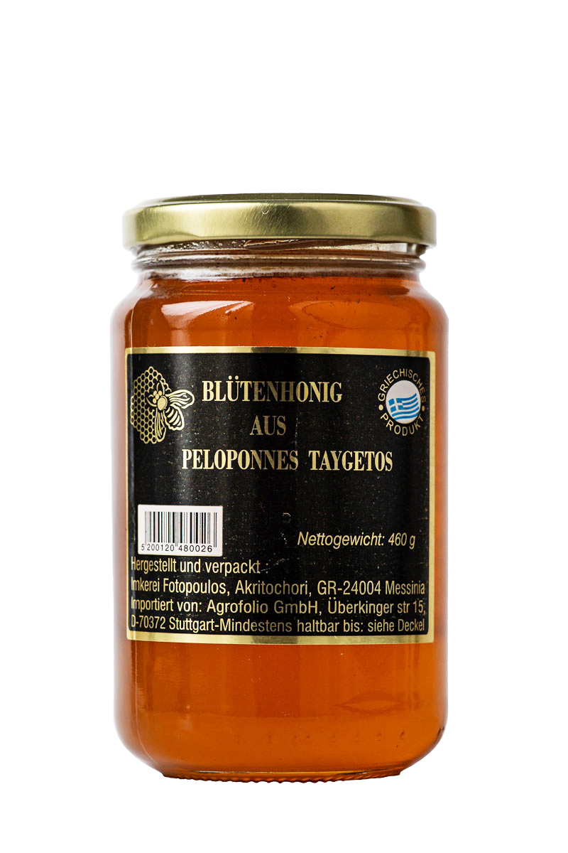 Blütenhonig aus Peloponnes Taygetos 460g