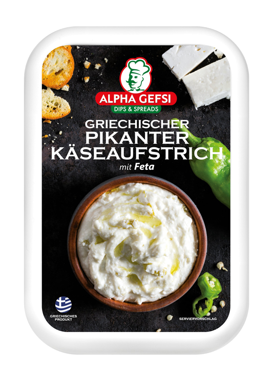 Pikanter Käseaufstrich mit Feta Alpha Gefsi 200g