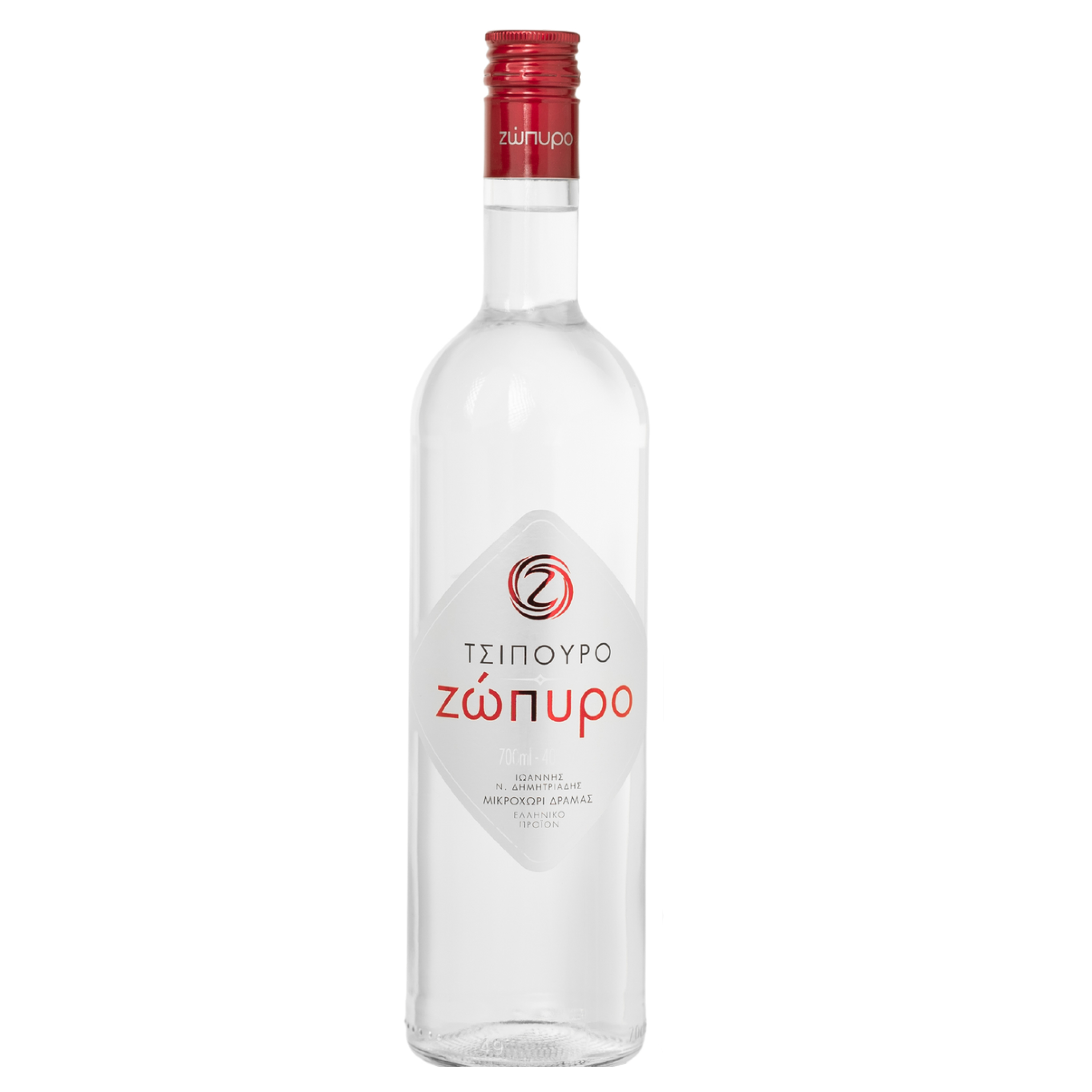 Tsipouro Zopiro ohne Anis 40% Dimitriadis 0.7L