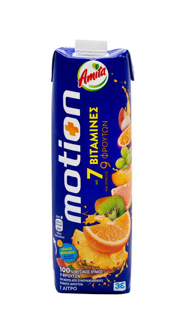 Multivitaminsaft Motion 100% Amita 1L