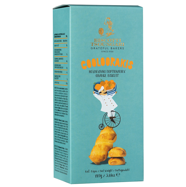 Gebäck mit Orangengeschmack Biscotti 110g